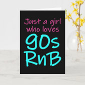 Carte R&B Années 90 Rhythm And Blues Retro Cadeau (Fleur jaune)