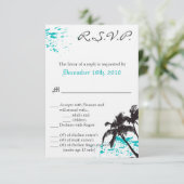 Carte R.S.V.P. 3,5x5 Beach Breeze Ocean Water Trop (Debout devant)