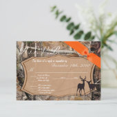 Carte R.S.V.P. 3,5x5 Camo Camouflage Cerfs Chasseu (Debout devant)