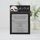 Carte R.S.V.P. 3.5x5 Chasseurs Lune de la pleine c (Debout devant)