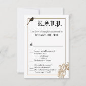 Carte R.S.V.P. 3.5x5 Inséparables officiels Pigeon (Devant)