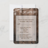 Carte R.S.V.P. 3,5x5 Mason Jar Lights Barne (Devant)