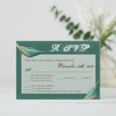 Carte R.S.V.P. 3.5x5 Mono d'oiseaux de quilles de (Debout devant)