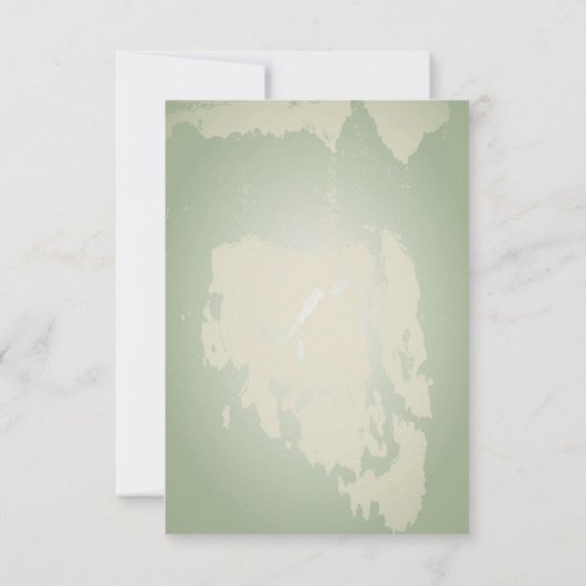 Carte R.S.V.P. 3,5x5 Pays Chasse au canard Rustiqu (Dos)