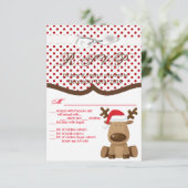 Carte R.S.V.P 3,5x5 XMAS Camion Buffalo de Noël P (Debout devant)