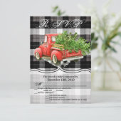 Carte R.S.V.P. 3,5x5 XMAS Camion Buffalo débarqué (Debout devant)