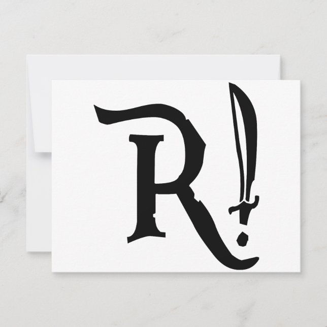 Carte R! T-shirts pirates (Devant)