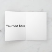 Carte Rabbin juif drôle - bande dessinée fraîche (Intérieur)