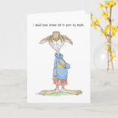 Carte Rabbit (Fleur jaune)