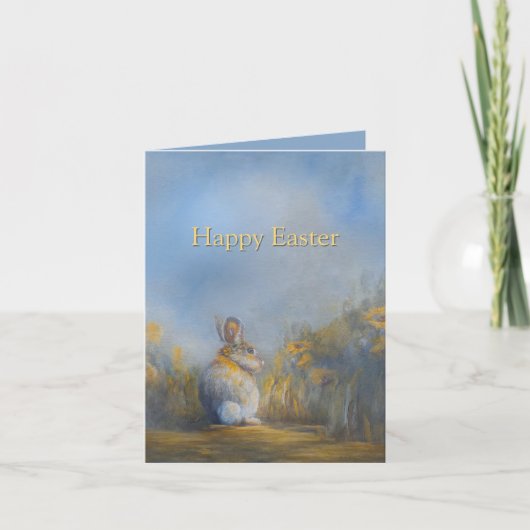 Carte Rabbit EASTER 4 x 5.6" (Devant)