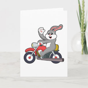 Carte Rabbit en tant que Biker avec Motorcycle.PNG