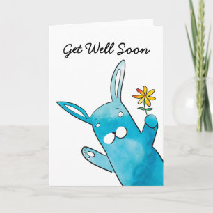 Carte Rabbit Get Well Bientôt