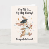 Carte Rabbit Graduation Card (Devant)