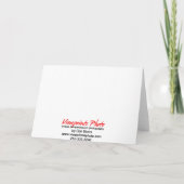 Carte Raccoon Maman & Bébés (Dos)