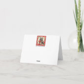 Carte Raccoon Valentine (Dos)