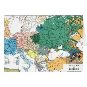 Carte raciale de l'Europe