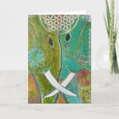 Carte Racines de la Mémoire Salutations des éléphants -b (Devant)