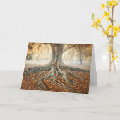 Carte Racines de l'arbre antique (Fleur jaune)