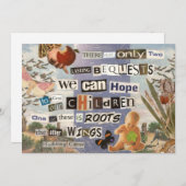 Carte Racines et ailes (Devant / Derrière)