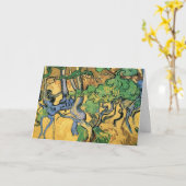 Carte Racines et troncs d'arbre par Vincent van Gogh (Fleur jaune)