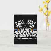 Carte Racing Car Not Speeding Im Qualifying Race Men Kid (Fleur jaune)