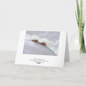 Carte Racing rats ski descente plaisir art rat unique (Dos)