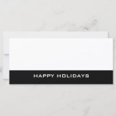 Carte Rack 2025 Calendrier Vacances Blanc (Dos)