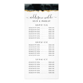 Carte Rack Aquarelle Noire Et Or (Devant)