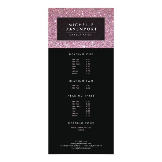 Carte Rack Artist Maquillage Classique Parties sci (Devant)