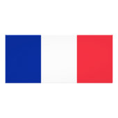 Carte Rack avec Drapeau de France (Dos)