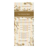 Carte rack Brown et blanc à rayures (Dos)