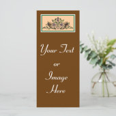 Carte rack Cornucopia Vintage Thanksgiving (Debout devant)
