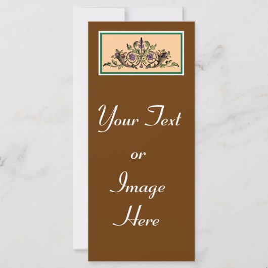 Carte rack Cornucopia Vintage Thanksgiving (Devant)