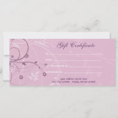 Carte rack de conception florale (Dos)