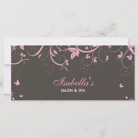 Carte rack de conception florale (Devant)