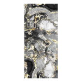 carte rack de tarif de conception en marbre noir (Dos)