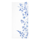 Carte rack de tarif fleur sauvage bleu français (Dos)