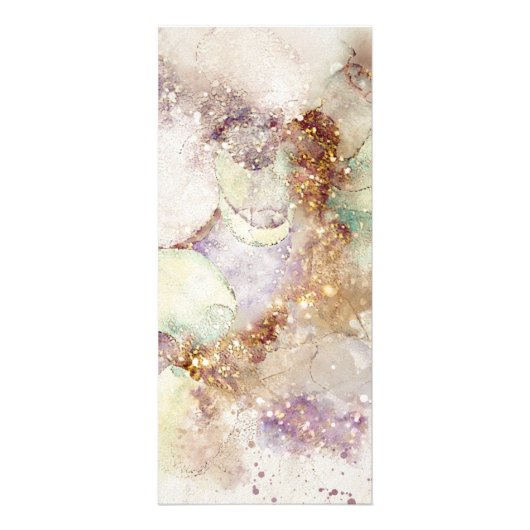 Carte rack de tarification de l'aquarelle et de l' (Dos)