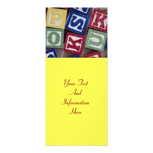 Carte rack des blocs de construction (Devant)