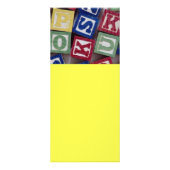 Carte rack des blocs de construction (Dos)