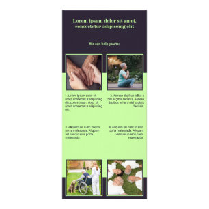 Carte rack des services de soins à domicile pour a