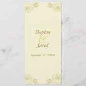 Carte Rack du menu Frame Antique (Dos)