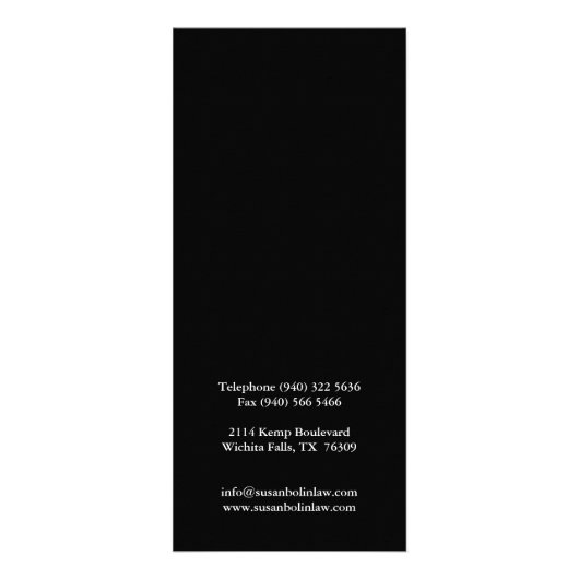 Carte rack du procureur (Dos)