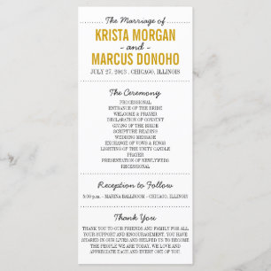 Carte rack du programme de mariage Silhouettes sim