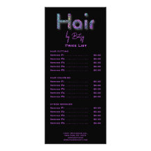 Carte Rack Holographique Neon Parties scintillant