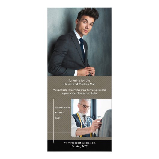 Carte Rack Marketing Raffinée (Dos)