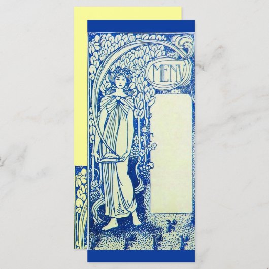 CARTE RACK MENU 2 DU RESTAURANT (Devant / Derrière)