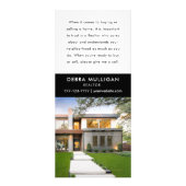 Carte rack personnalisée moderne immobilier (Dos)