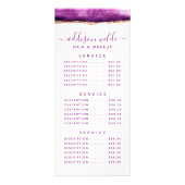 Carte Rack Purple Et Or Aquarelle (Devant)