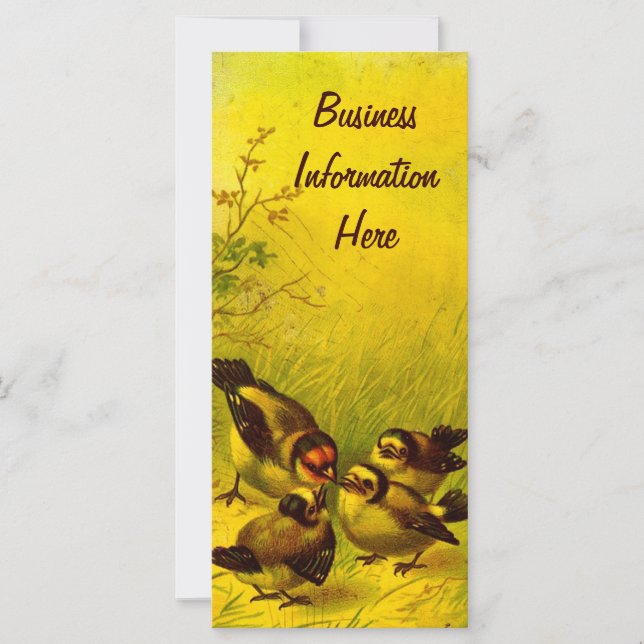 Carte rack Signet Sparrows vintage (Devant)